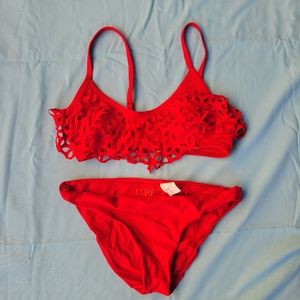 3for$12 LUXE Red Bikini Set